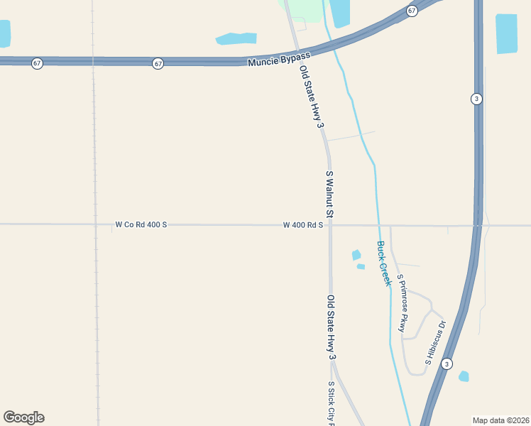 map of restaurants, bars, coffee shops, grocery stores, and more near 580 West 400 South Road in Muncie