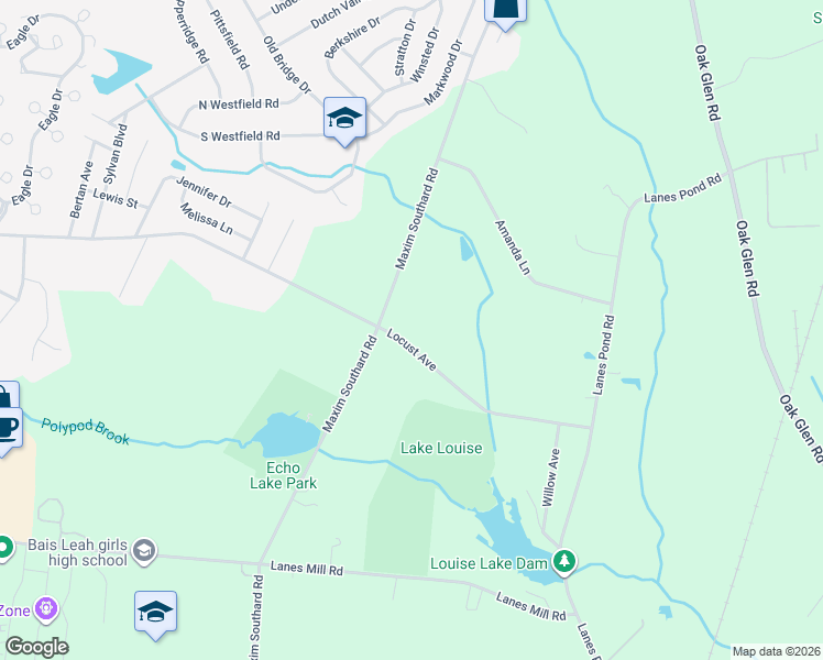 map of restaurants, bars, coffee shops, grocery stores, and more near 245 Locust Avenue in Howell Township
