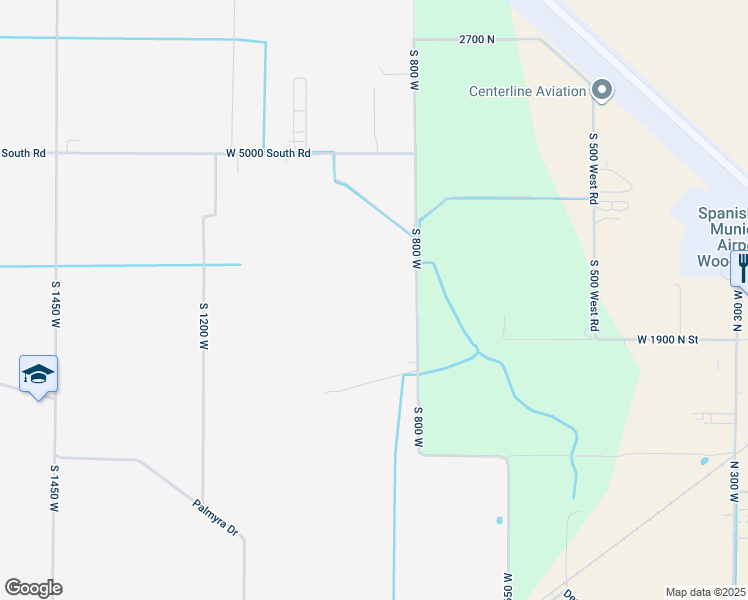 map of restaurants, bars, coffee shops, grocery stores, and more near 5250 South 800 West in Spanish Fork