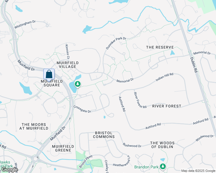 map of restaurants, bars, coffee shops, grocery stores, and more near 5667 Glenbervie Ct in Dublin