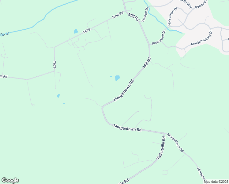 map of restaurants, bars, coffee shops, grocery stores, and more near 1495 Morgantown Road in Morgantown