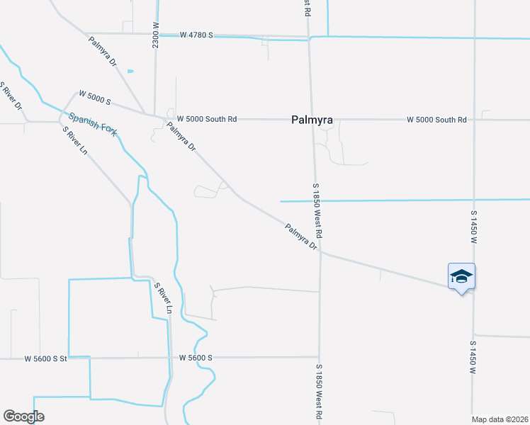 map of restaurants, bars, coffee shops, grocery stores, and more near 2000 Palmyra Drive in Spanish Fork