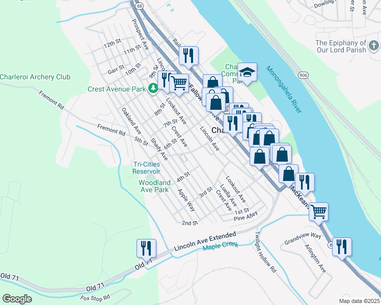 703 5th Street, Charleroi PA Walk Score