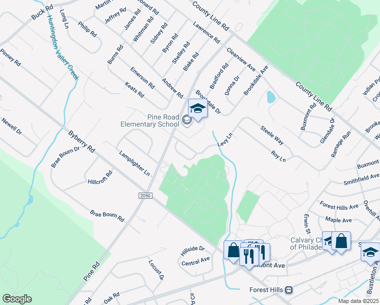 map of restaurants, bars, coffee shops, grocery stores, and more near 162 Pheasant Lane in Montgomery County