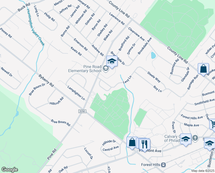 map of restaurants, bars, coffee shops, grocery stores, and more near 162 Pheasant Lane in Montgomery County