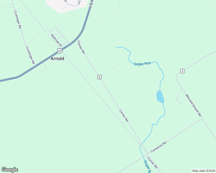 map of restaurants, bars, coffee shops, grocery stores, and more near 8700 Currier Road in Plain City