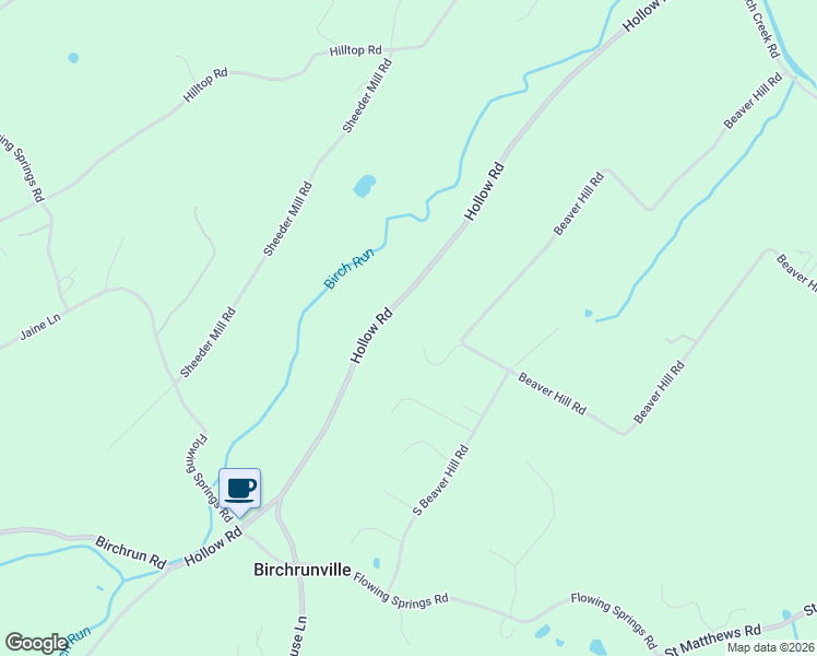 map of restaurants, bars, coffee shops, grocery stores, and more near 2286 Beaver Hill Road in Chester Springs