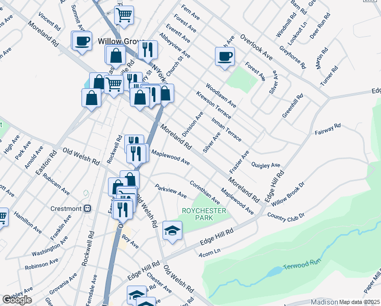 2042 East Moreland Road, Willow Grove PA - Walk Score
