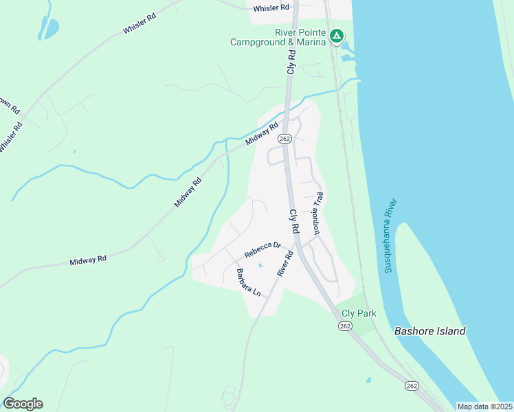 map of restaurants, bars, coffee shops, grocery stores, and more near 210 Joan Drive in York Haven
