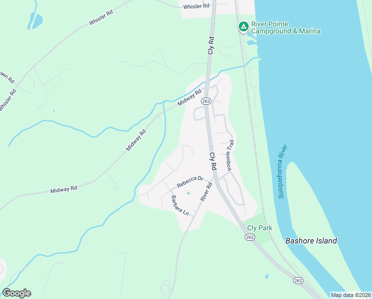 map of restaurants, bars, coffee shops, grocery stores, and more near 210 Joan Drive in York Haven