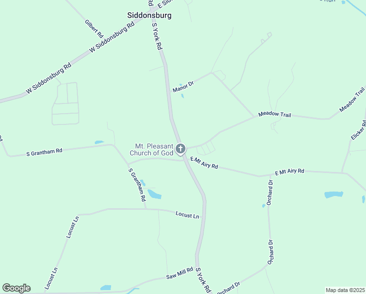 map of restaurants, bars, coffee shops, grocery stores, and more near 139 York Road in Dillsburg