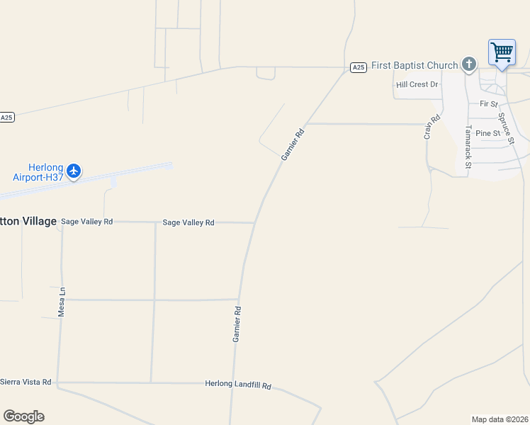 map of restaurants, bars, coffee shops, grocery stores, and more near 446825 Garnier Road in Doyle