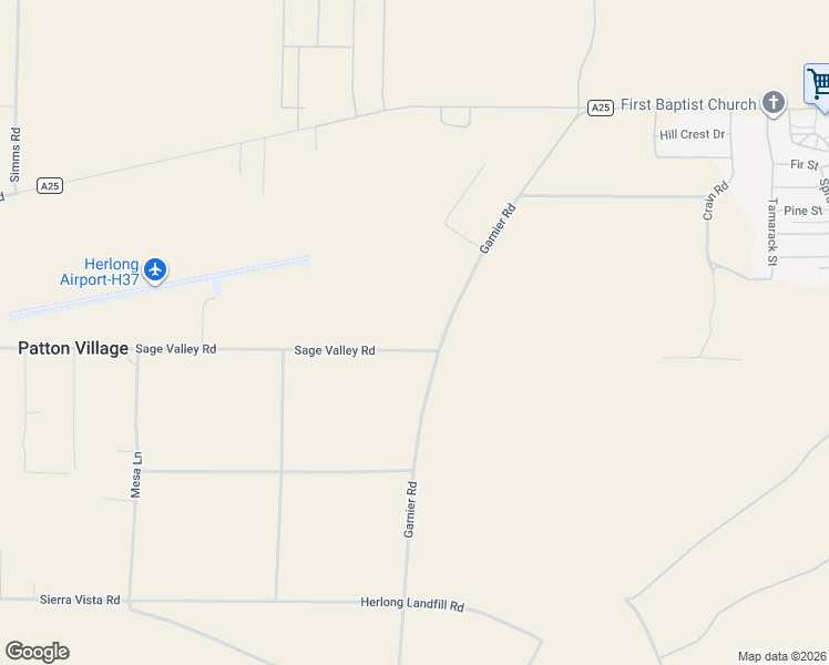 map of restaurants, bars, coffee shops, grocery stores, and more near 446-825 Garnier Road in Herlong