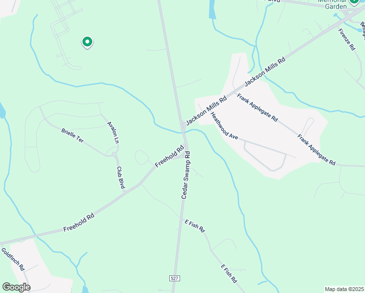 map of restaurants, bars, coffee shops, grocery stores, and more near 8 Freehold Road in Jackson Township