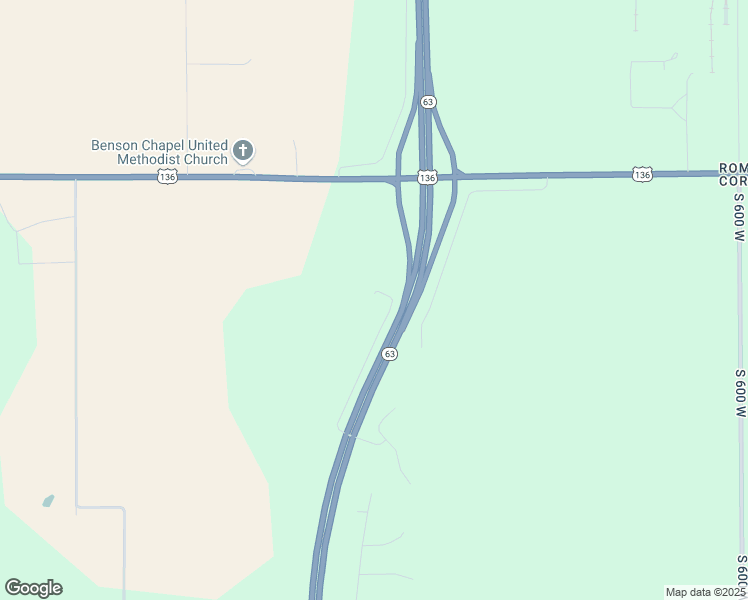map of restaurants, bars, coffee shops, grocery stores, and more near 12556 Indiana 63 in Covington