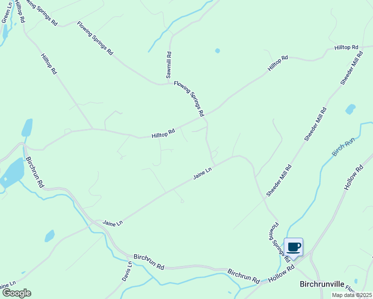 map of restaurants, bars, coffee shops, grocery stores, and more near 1580 Knob Hill Lane in Chester Springs
