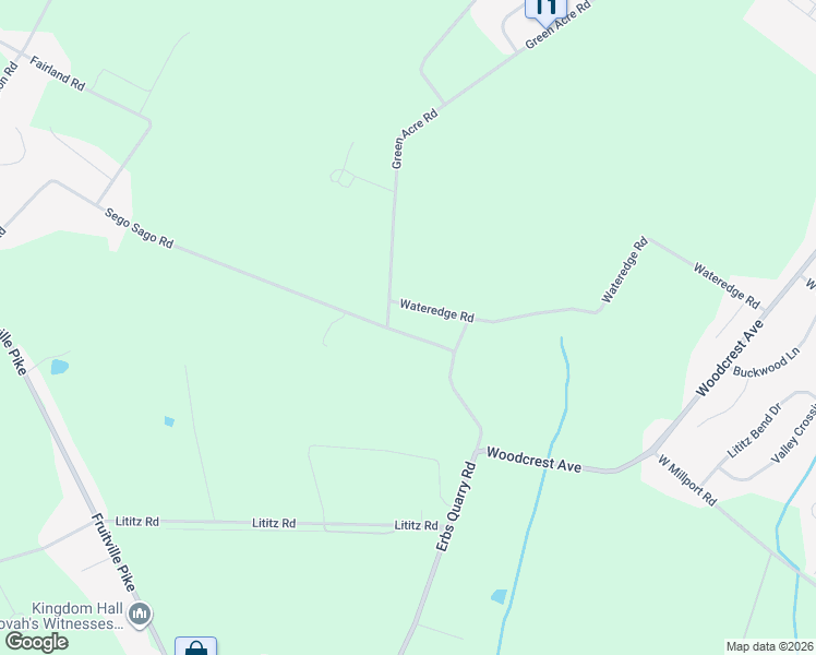 map of restaurants, bars, coffee shops, grocery stores, and more near 254 Sego Sago Road in Lititz