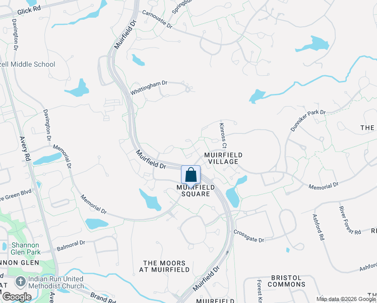 map of restaurants, bars, coffee shops, grocery stores, and more near 5936 Saint Fillans Court West in Dublin