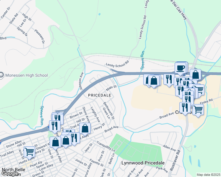 117 Main Street, Monessen PA Walk Score