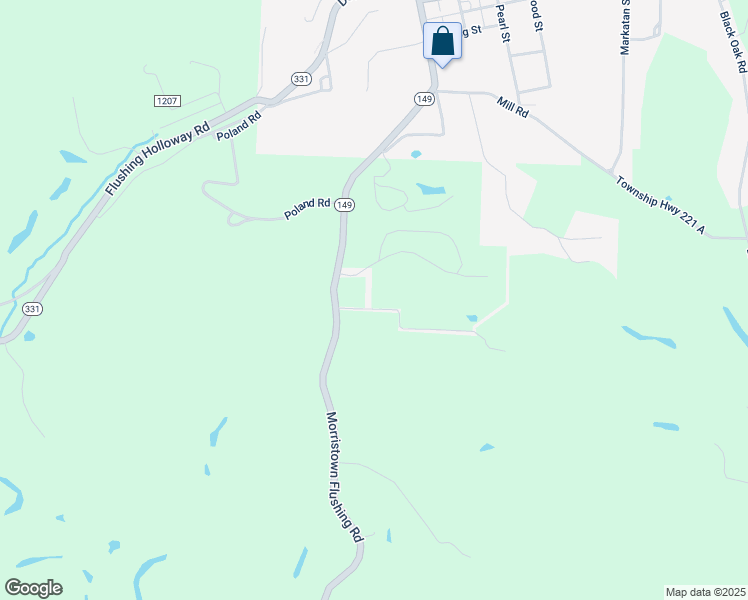 map of restaurants, bars, coffee shops, grocery stores, and more near 40245 Dunn Road in Flushing