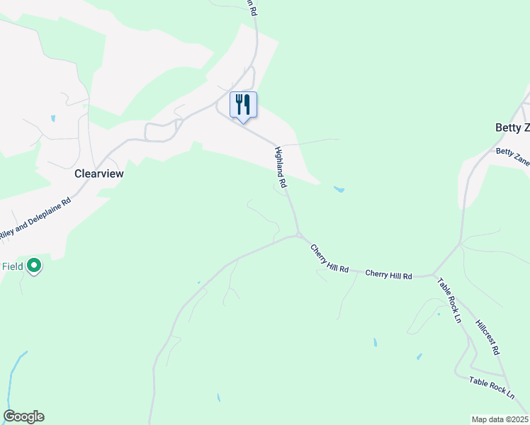 map of restaurants, bars, coffee shops, grocery stores, and more near 64 Cornerstone Drive in Wheeling