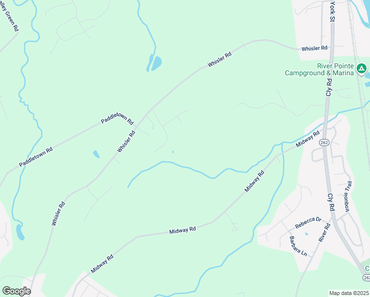 map of restaurants, bars, coffee shops, grocery stores, and more near Whisler Road in York County