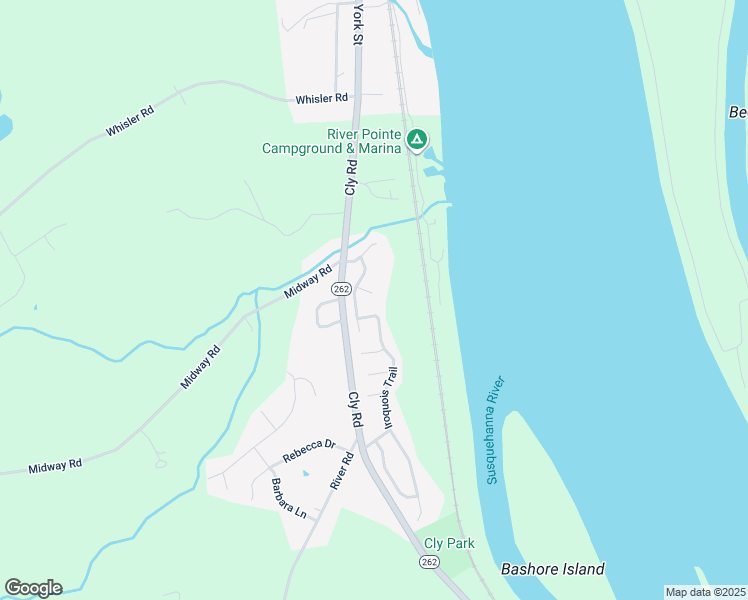 map of restaurants, bars, coffee shops, grocery stores, and more near 20 Mohawk Court in York Haven