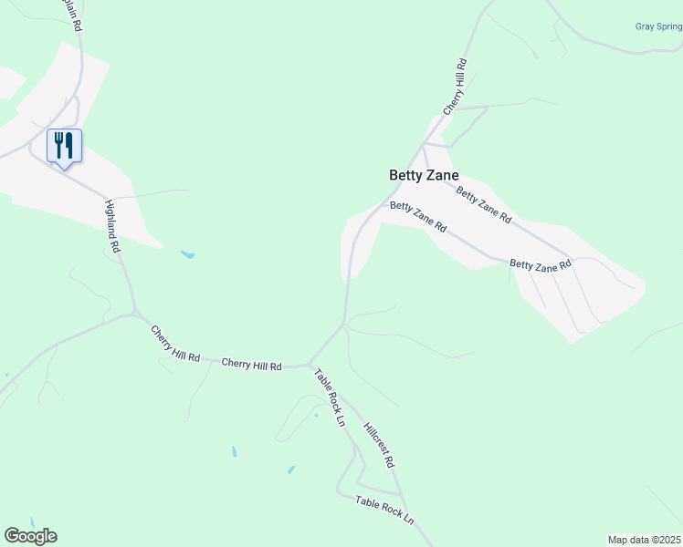 map of restaurants, bars, coffee shops, grocery stores, and more near 1941 Cherry Hill Road in Wheeling