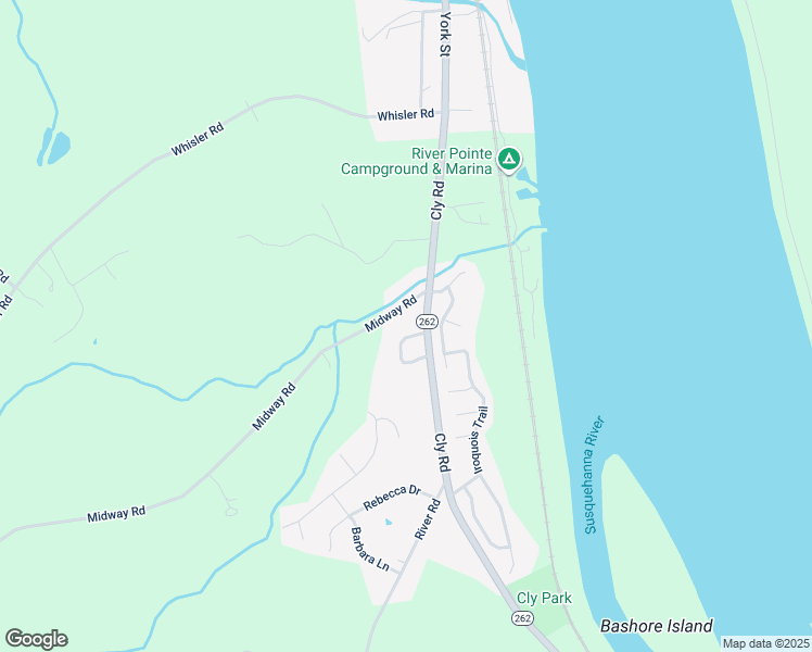 map of restaurants, bars, coffee shops, grocery stores, and more near Joan Drive in York County