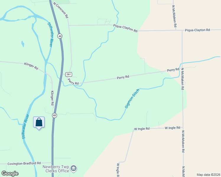 map of restaurants, bars, coffee shops, grocery stores, and more near 7530 Perry Road in Covington