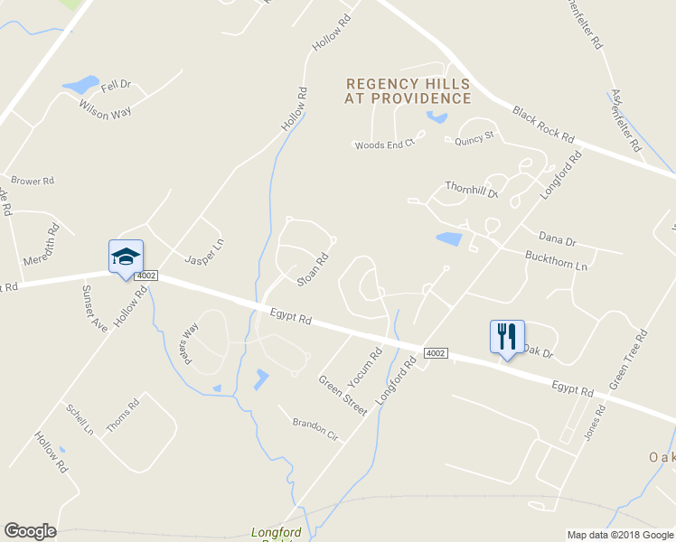 map of restaurants, bars, coffee shops, grocery stores, and more near 178 Hudson Drive in Phoenixville