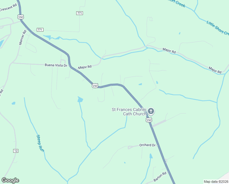 map of restaurants, bars, coffee shops, grocery stores, and more near 72825 Bolon Road in Dillonvale