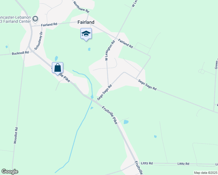 map of restaurants, bars, coffee shops, grocery stores, and more near 37 Sego Sago Road in Manheim