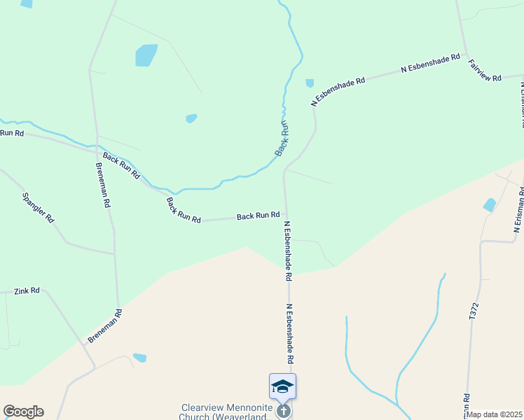map of restaurants, bars, coffee shops, grocery stores, and more near 2344 Back Run Road in Manheim