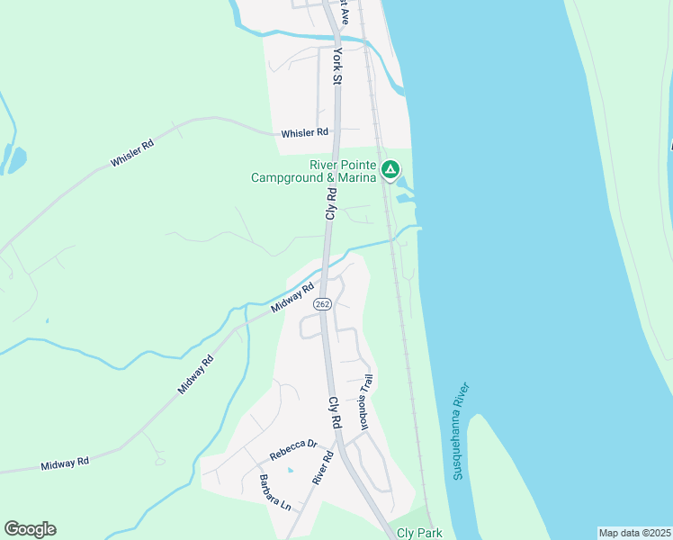 map of restaurants, bars, coffee shops, grocery stores, and more near 5 Cherokee Trail in York Haven