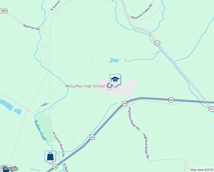 map of restaurants, bars, coffee shops, grocery stores, and more near 70 Mcguffey Drive in Claysville