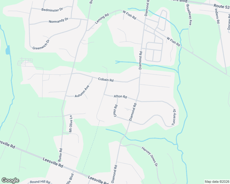 map of restaurants, bars, coffee shops, grocery stores, and more near 6 Afton Road in Jackson Township