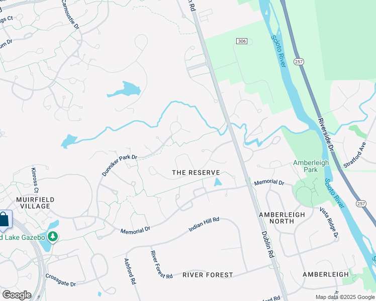 map of restaurants, bars, coffee shops, grocery stores, and more near 8518 Stonechat Loop in Dublin