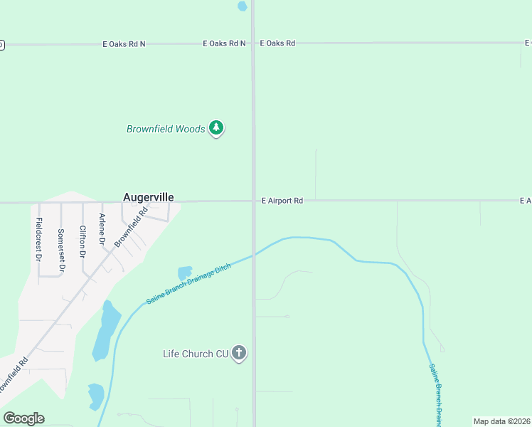 map of restaurants, bars, coffee shops, grocery stores, and more near 3205 East Airport Road in Urbana