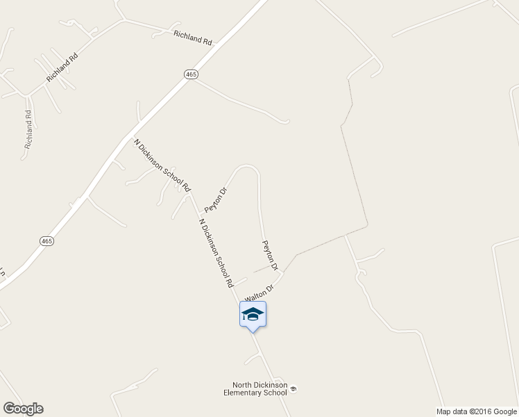 map of restaurants, bars, coffee shops, grocery stores, and more near Peyton Drive in Carlisle