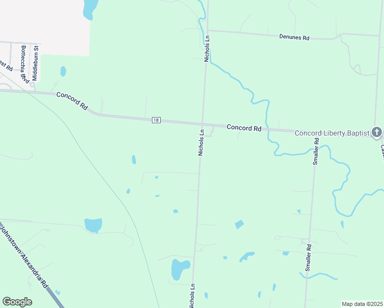 map of restaurants, bars, coffee shops, grocery stores, and more near 6133 Nichols Lane in Johnstown