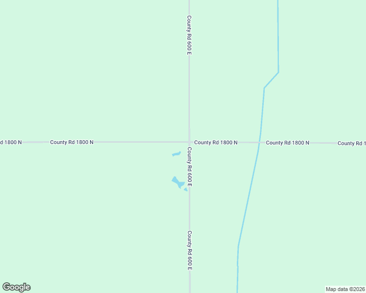 map of restaurants, bars, coffee shops, grocery stores, and more near 599 County Road 1800 North in Champaign