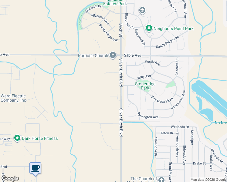 map of restaurants, bars, coffee shops, grocery stores, and more near 9715 County Road 11 in Longmont