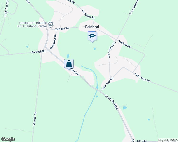 map of restaurants, bars, coffee shops, grocery stores, and more near 682 Fruitville Pike in Manheim
