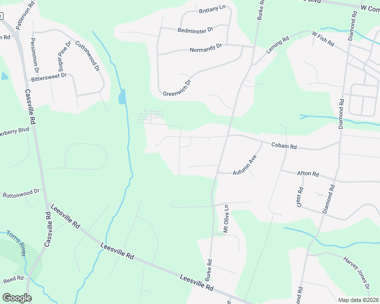 map of restaurants, bars, coffee shops, grocery stores, and more near 495 Cobain Road in Jackson Township