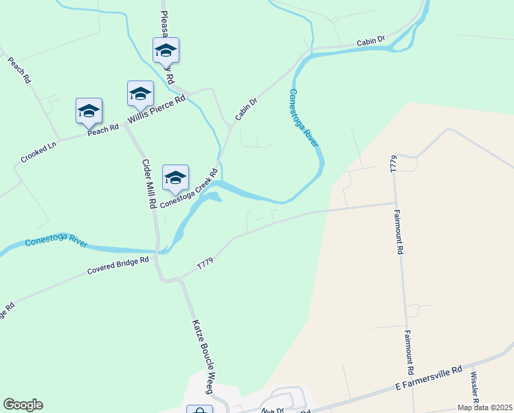 map of restaurants, bars, coffee shops, grocery stores, and more near 471 Goods Road in Ephrata