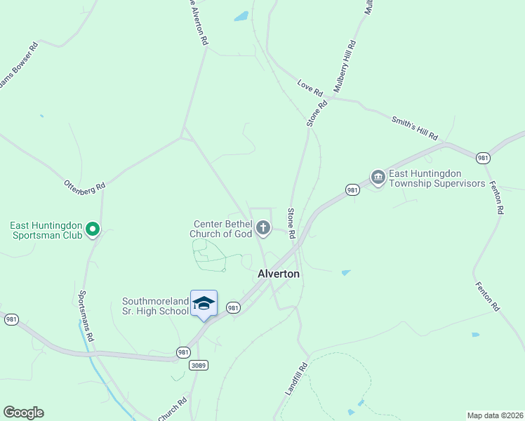 map of restaurants, bars, coffee shops, grocery stores, and more near 233 Warden Town Road in Alverton