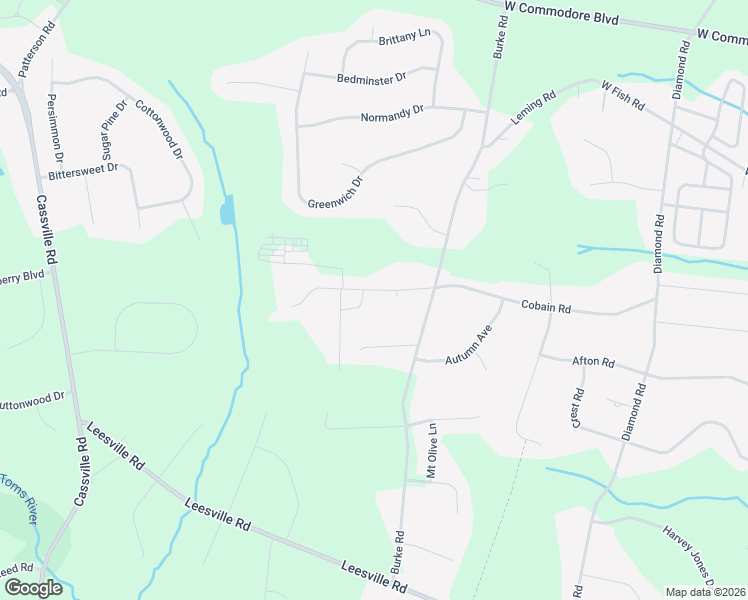map of restaurants, bars, coffee shops, grocery stores, and more near 495 Cobain Road in Jackson Township