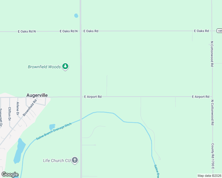 map of restaurants, bars, coffee shops, grocery stores, and more near 2808 Brickhouses Road in Urbana