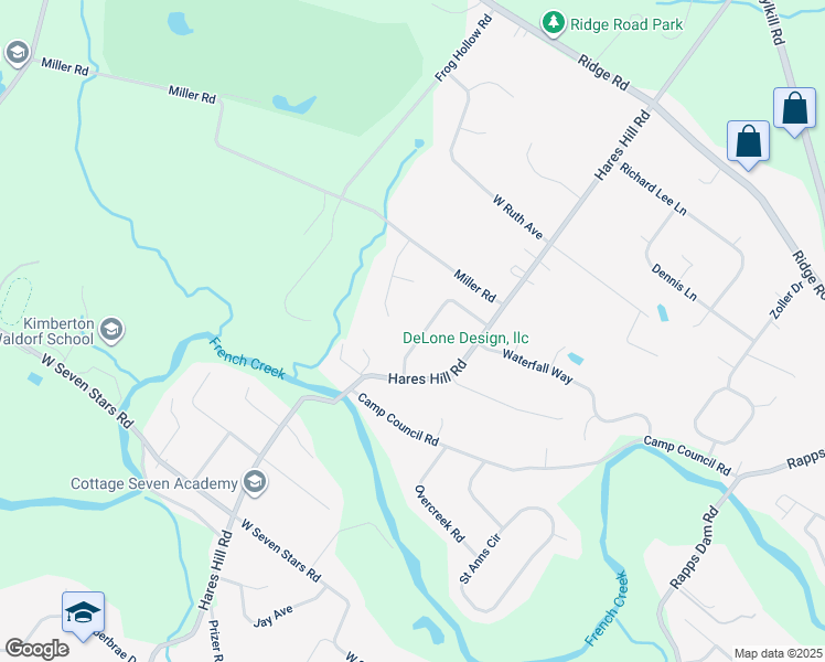 map of restaurants, bars, coffee shops, grocery stores, and more near 81 John Glenn Drive in Phoenixville